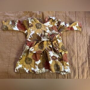 Floral Sunflower Print Dress